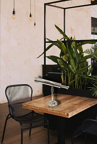 Nautical Brass Telescope with Nickel Finish Vintage Look