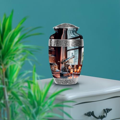 Telescope Decorative Urn for Ashes - 10 Inch