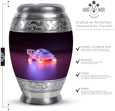 Classic Turtle Urn for Adult Human Ashes