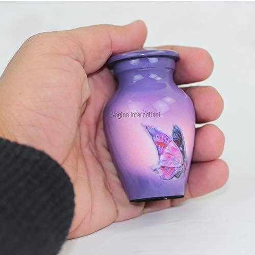 Keepsake Urns Set of 4 Mini Urns with Velvet Box