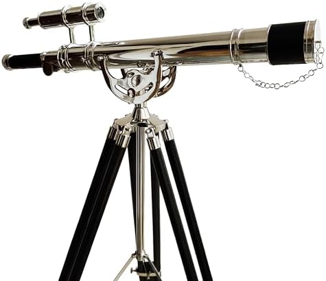 Nautical Double Barrel Telescope Chrome Finish