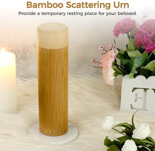 Bamboo Scattering Urn Set 8 PCS for Human and Pet Ashes