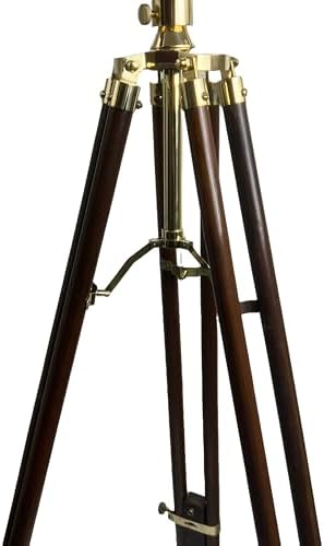 Celestial Captain 1 Meter Brass Telescope with 52mm Lens and 15X Magnification