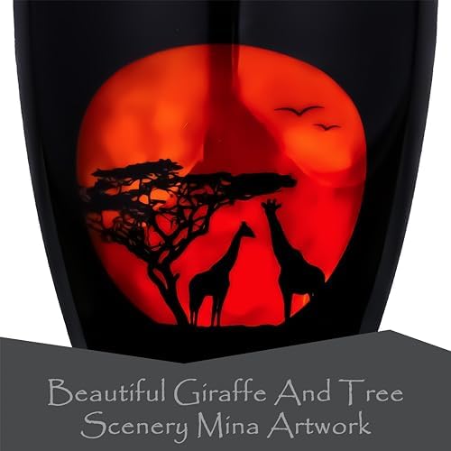 Giraffe Style Urns for Human Ashes - Large Decorative Urn