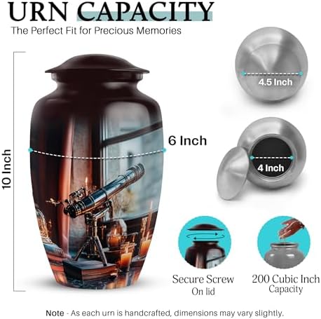 Saburial Telescope Urn for Adult Ashes