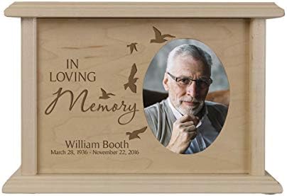 LifeSong Milestones Hanging Photo Urn for Ashes