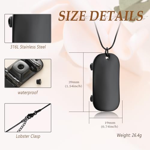 Minicremation Cremation Jewelry Baseball Cap Urn Pendant Necklace Memorial Gift