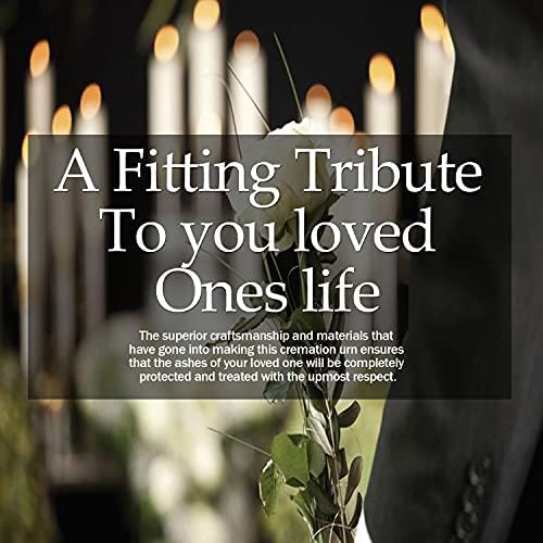 LETUSTO Cremation Urn for Adult Ashes Handcrafted Decorative Urn with Velvet Bag