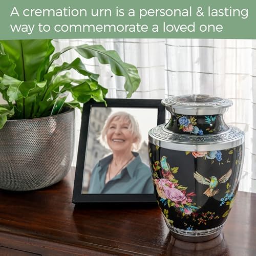Vintage Hummingbird Cremation Urn for Adults
