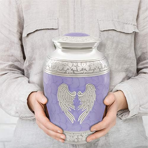 Extra Large Purple Cremation Urn for Human Ashes - 300 lbs Capacity