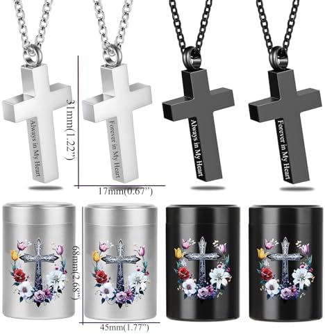 RIPFEVURN Mini Sharing Urns for Human Ashes Keepsake Set of 8