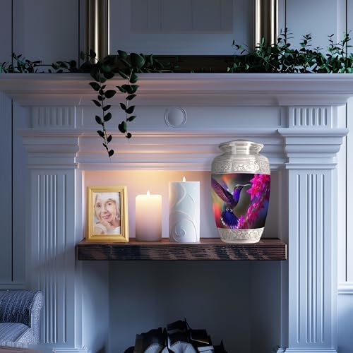 Naniurn Hummingbird Decorative Urn for Ashes Large Size