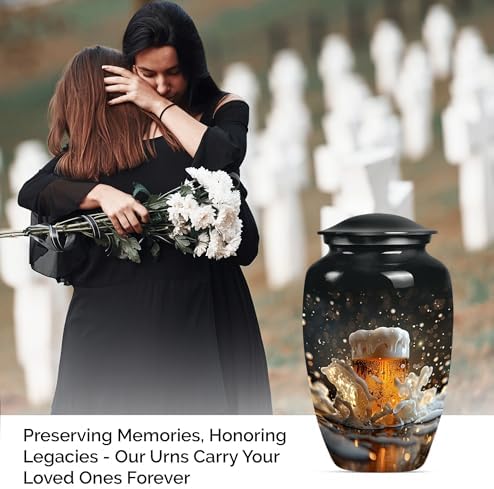 10 Inch Cremation Urn for Human Ashes - Decorative Urn for Adult