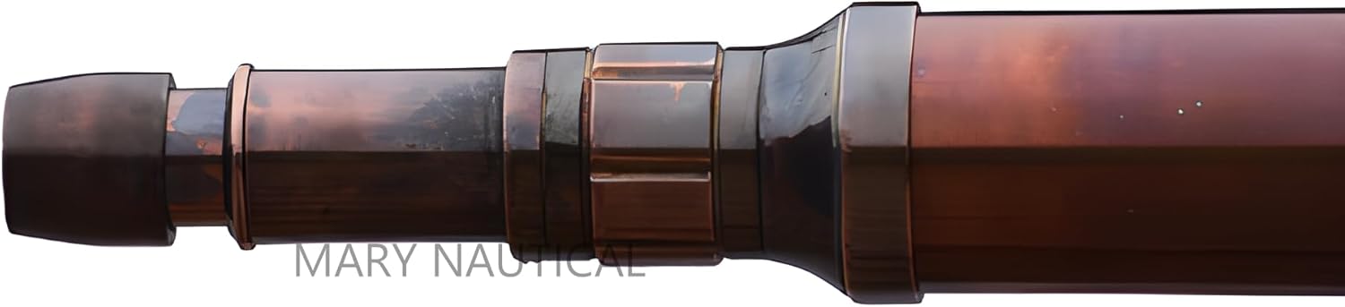 Vintage Anchor Style Telescope With Stand Wooden Tripod 50 Inch