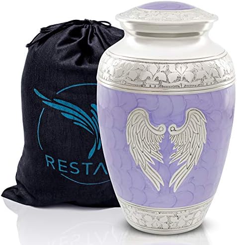 Extra Large Purple Cremation Urn for Human Ashes - 300 lbs Capacity