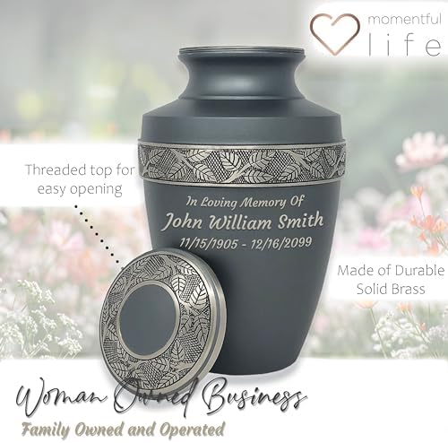 Custom Engraved Revere Rustic Pewter Adult Urn