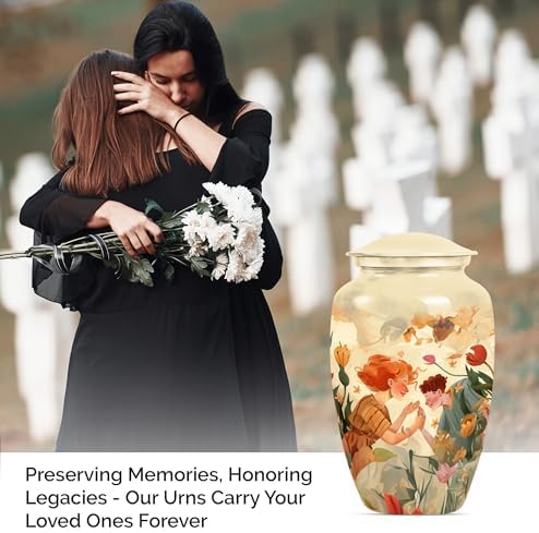 10 Inch Large Decorative Urn for Adult Human Ashes