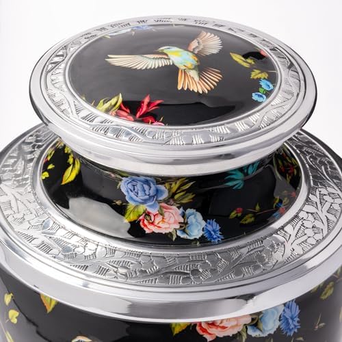 Vintage Hummingbird Cremation Urn for Adults