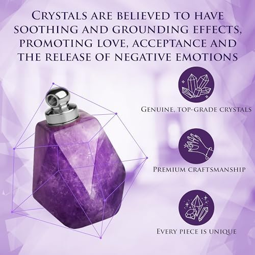BOHO GARDEN Crystal Keepsake Urn - Amethyst Silver