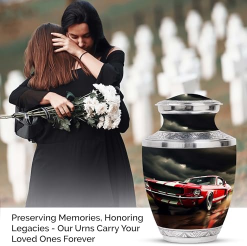 Classic Muscle Car Racing Urn for Mom - 10 Inch