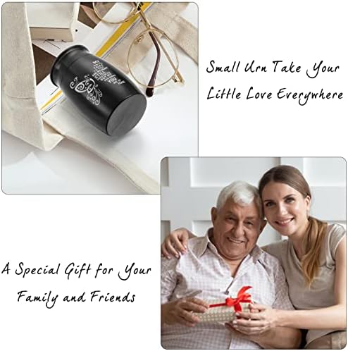 3 Inches Small Aluminum Cremation Urn Butterfly Memorial Ashes Holder
