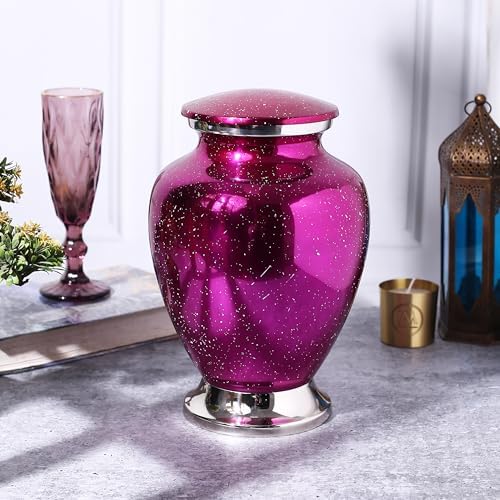 Decorative Cremation Urn with Galaxy Finish
