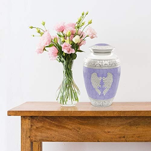 Extra Large Purple Cremation Urn for Human Ashes - 300 lbs Capacity