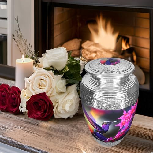 Naniurn Hummingbird Decorative Urn for Ashes Large Size