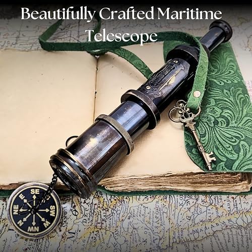 Antique Telescope with Wooden Box 16 Inches