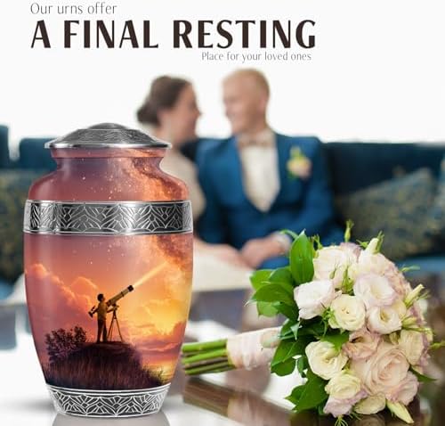 JAGASY 10 Inch Cremation Urn for Adult Ashes