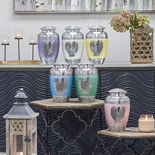 LETUSTO Cremation Urn for Adult Ashes Handcrafted Decorative Urn with Velvet Bag