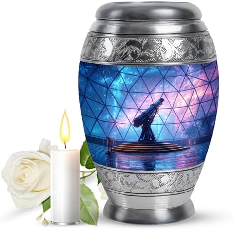 JAGASY 10 Inch Telescope Decorative Urn for Ashes