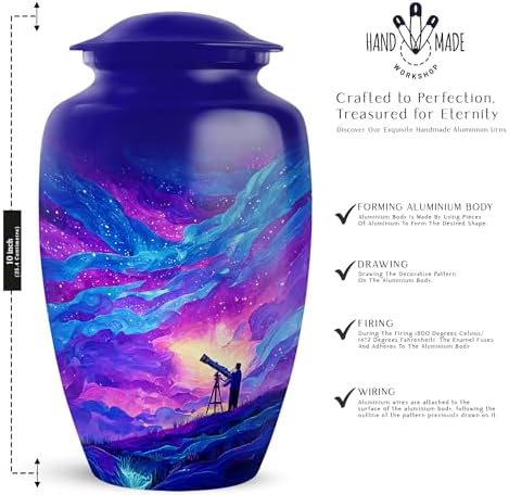 Telescope Urn for Ashes 10 Inch
