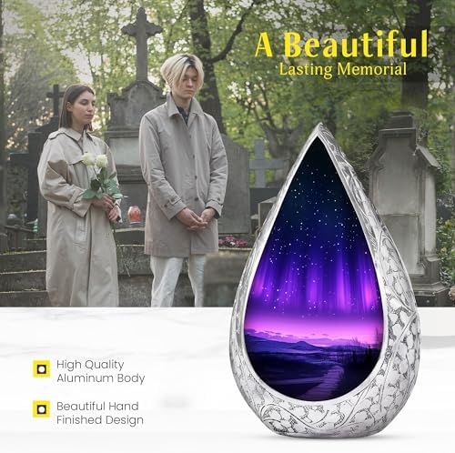 Purple Cremation Urn 3 Inch Mini Memorial Keepsake