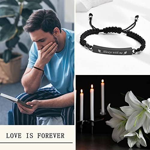 MPRAINBOW Adjustable Cremation Urn Bracelet for Ashes