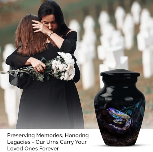 Elegant Snake Design Decorative Urn for Ashes