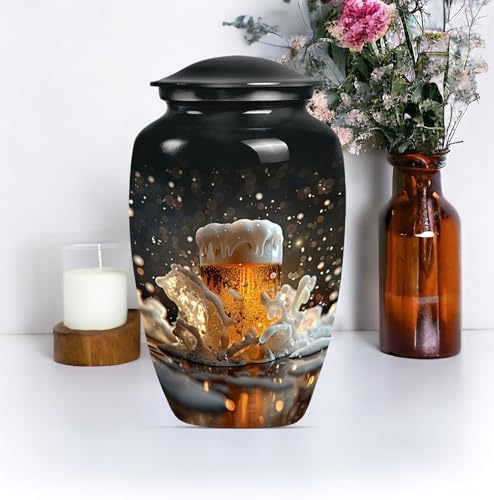 10 Inch Cremation Urn for Human Ashes - Decorative Urn for Adult