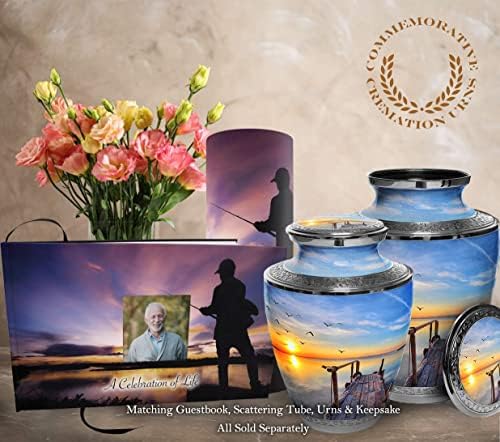 Gone Fishing Scattering Urn for Human Ashes