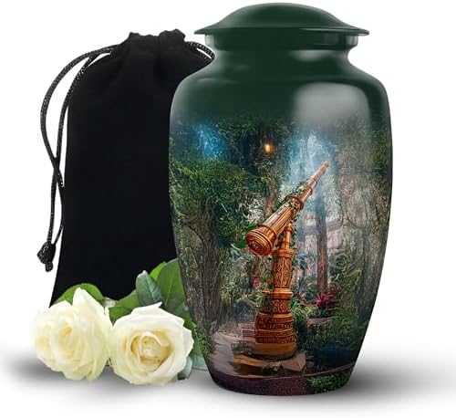 Telescope Urn for Ashes - 10 Inch Decorative Urn