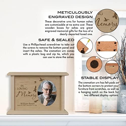 LifeSong Milestones Hanging Photo Urn for Ashes