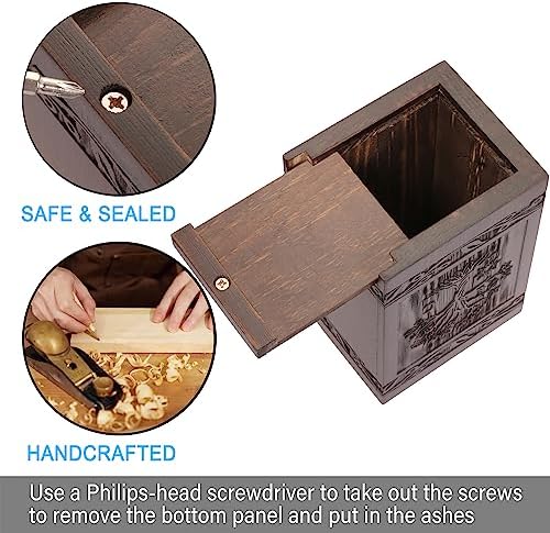 Wooden Tree of Life Cremation Urn for Human and Pet Ashes