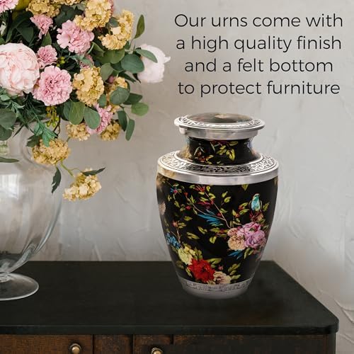 Vintage Hummingbird Cremation Urn for Adults