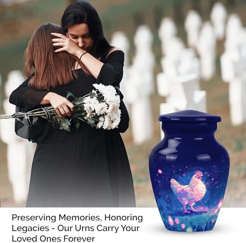 Mini Cremation Urn - 3 Inch Durable Metal Ash Container