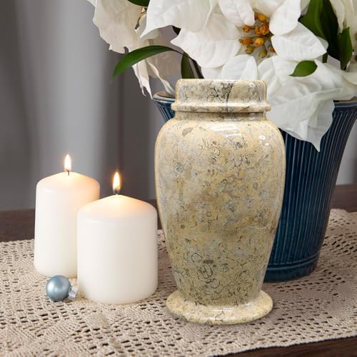 Decorative Marble Cremation Urn for Children or Small Pets