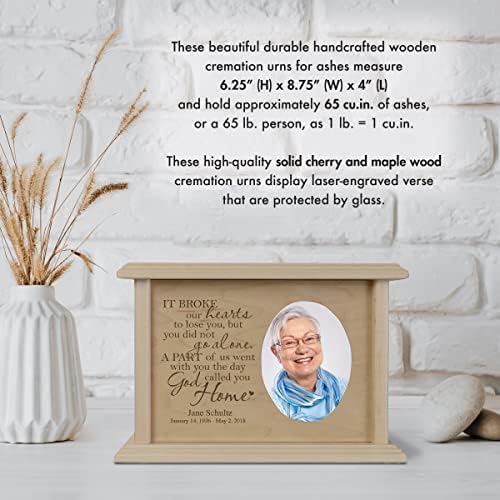 LifeSong Milestones Custom Engraved Wooden Ash Urn