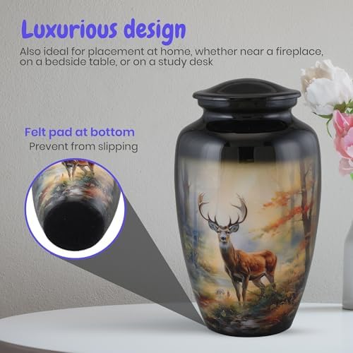 Handcrafted Cremation Urn for Adult Ashes - 200 Cubic Inch Capacity