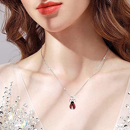 Ladybug Urn Necklace for Ashes Memorial Jewelry