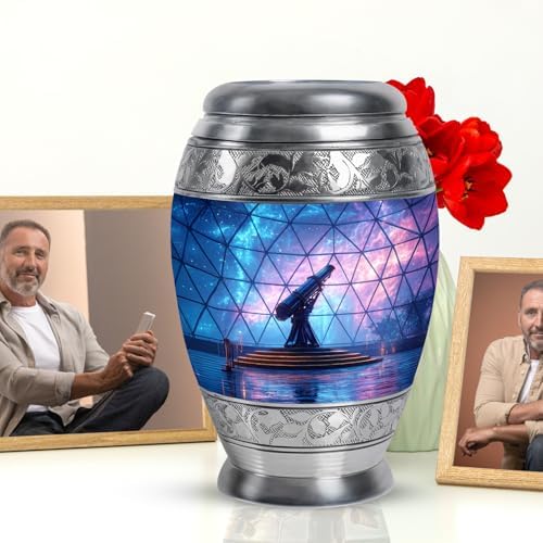 JAGASY 10 Inch Telescope Decorative Urn for Ashes