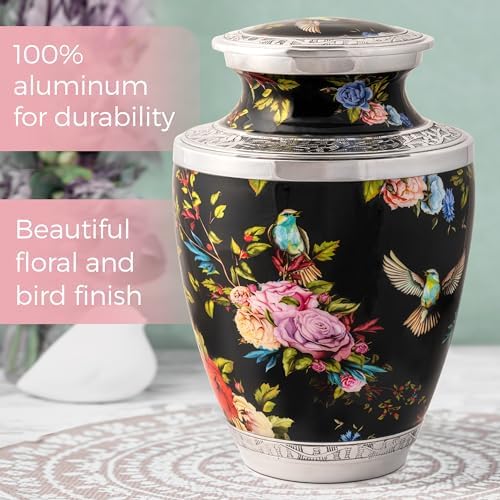 Vintage Hummingbird Cremation Urn for Adults