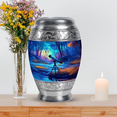 JAGLASH Telescope Memorial Urns for Human Ashes 10 Inch